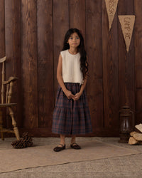 Rylee + Cru Bow Sweater Vest in Ivory