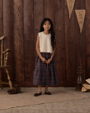 Rylee + Cru Bow Sweater Vest in Ivory