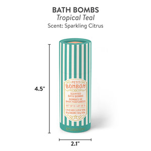 Studio Oh! Petit Bonbon Dreamy Teal Bath Bombs