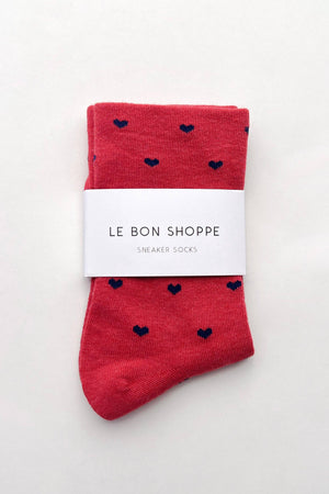 Le Bon Shoppe - Heart Sneaker Socks (multiple colors)