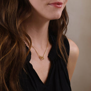 GoldFi 18k Gold Filled Linked CZ Necklace