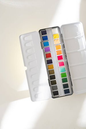 Bailey Rae Studio 24 Color Watercolor Paint Palette