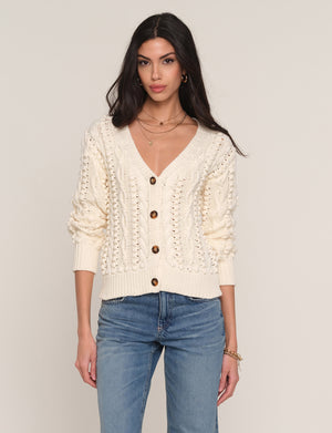 Heartloom Winslet Cardigan in Ivory