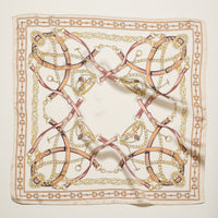 Frem NYC Classic Equestrian Chain Satin Scarf - Multiple Colors!