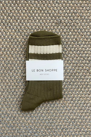 Le Bon Shoppe Her Varsity Socks - Multiple Colors!