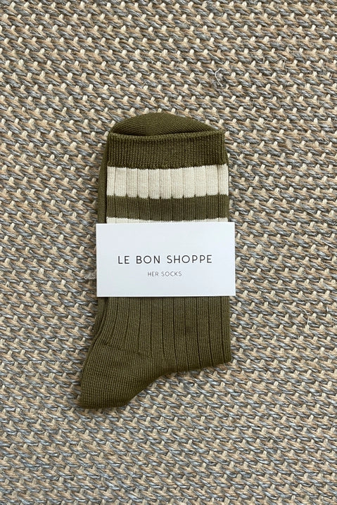 Le Bon Shoppe Her Varsity Socks - Multiple Colors!