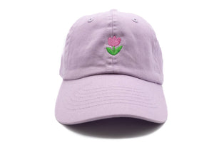 Rey to Z Tiny Tulip Baseball Hat in Lilac