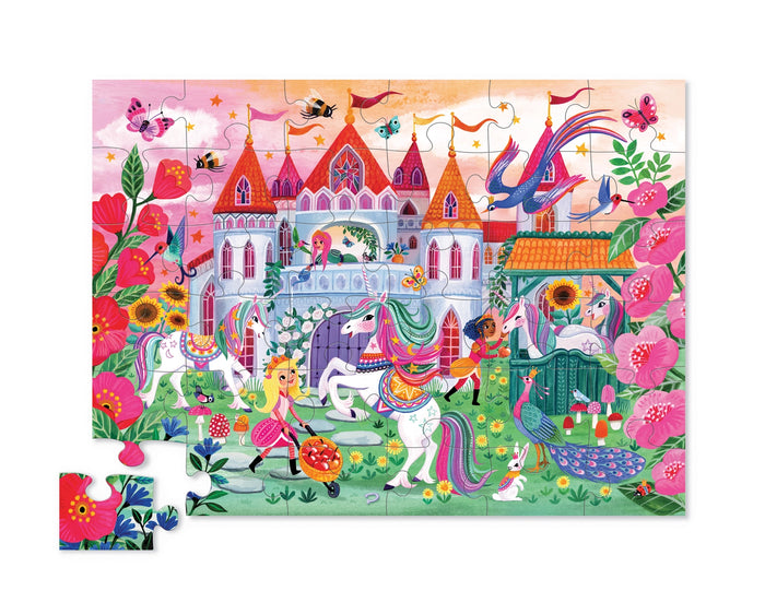Crocodile Creek 36-Pc Unicorn Castle Puzzle