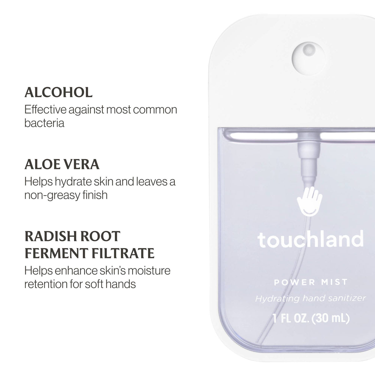 Touchland - Beach Coco Power Mist Hydrating Hand Sanitizer