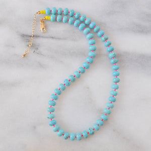 Libby & Smee Gemstone Necklace in Turquoise