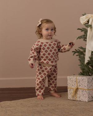 Rylee + Cru Knit Pant in Poinsettia