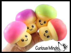 Curious Minds Toys Mushroom Squishy Squeeze Stress Ball
