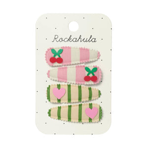 Rockahula Cherry Kiss Fabric Clip Set