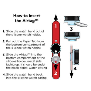 Watchitude Tag'd Air Tag Compatible Watch - Multiple Styles!