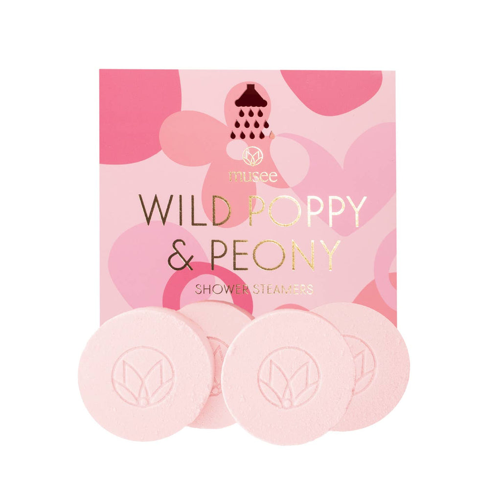 Musee Water Wild Poppy & Peony Shower Steamers