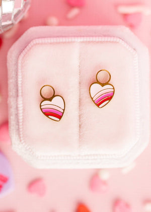 Pierced Co Rainbow Heart Charms