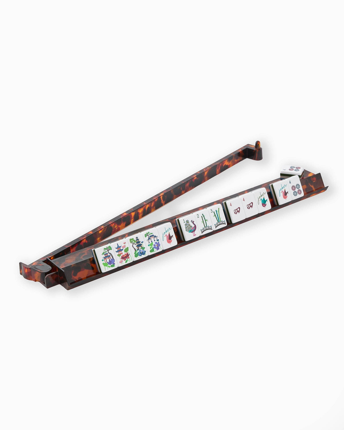 Oh My Mahjong - Tortoise Shell Rack & Pusher