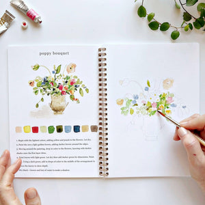 emily lex studio - Bouquets Watercolor Workbook