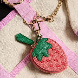 Frem NYC Strawberry Leather Bag Charm
