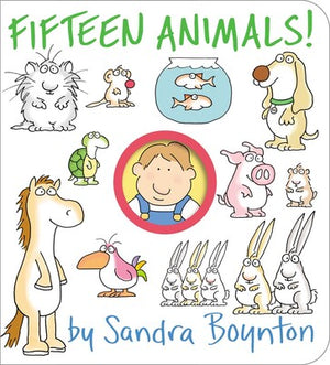 Fifteen Animals Board Book by Sandra Boynton