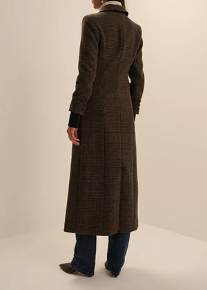 Favorite Daughter The City Coat in Ganache Houndstooth