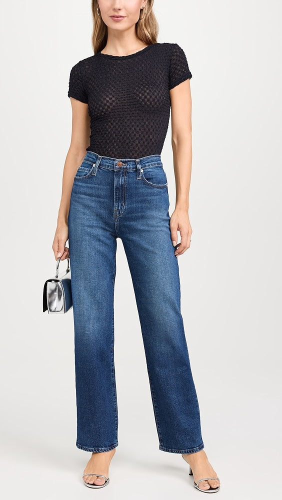 Le Jane Ankle Straight Jean in Othello