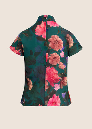 Favorite Daughter The Graceful Top in Gemstone Floral