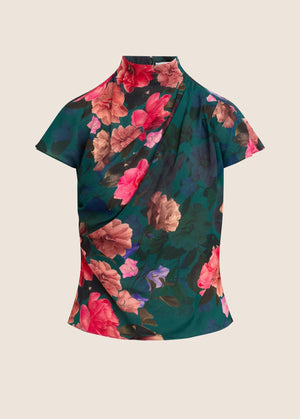 Favorite Daughter The Graceful Top in Gemstone Floral