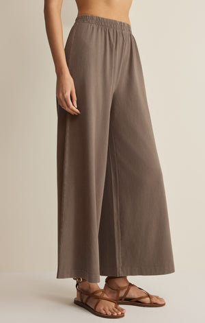 Z Supply Scout Jersey Flare Pant in Perfectly Taupe