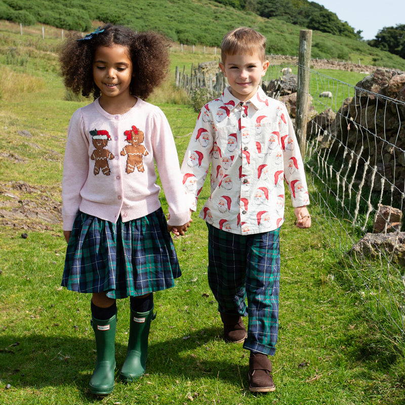 Pink Chicken Jackson Pant in Green Tartan