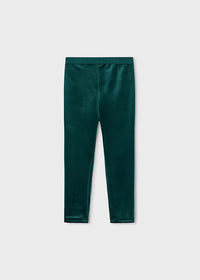 Mayoral Velvet Leggings in Water Lily