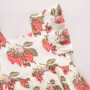 Pink Chicken Elsie Dress in Wild Strawberries