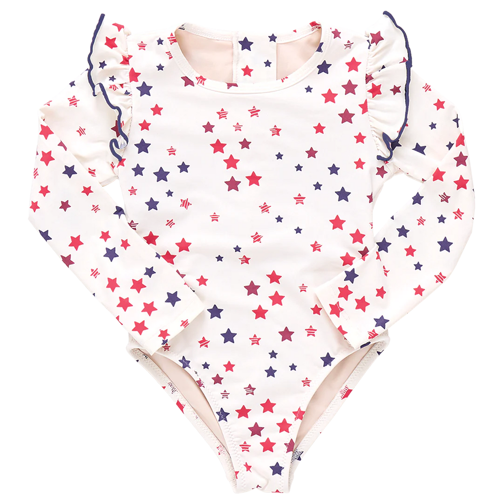 Pink Chicken Rachel Swimsuit in Patriotic Stars