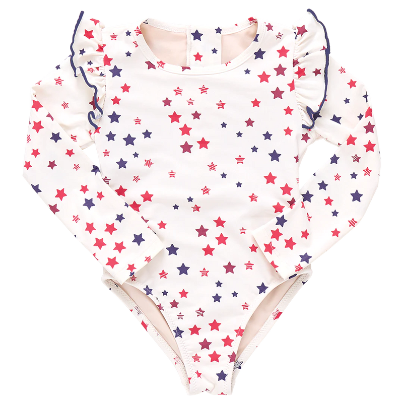 Pink Chicken Rachel Swimsuit in Patriotic Stars