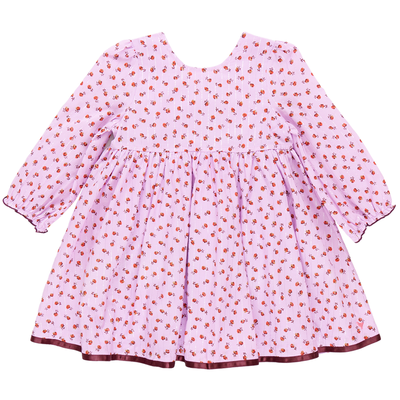 Pink Chicken Amma Dress in Lavender Tiny Roses