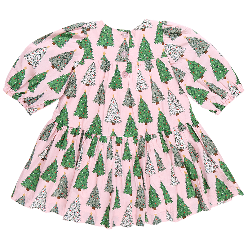 Pink Chicken Fiona Dress in Pink Trees