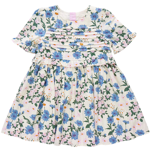 Pink Chicken Raquel Dress in Melon Daisy Floral