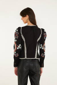 FANTASY MULTICOLOR LONG SLEEVE TOP