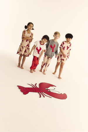 Dear Sophie Lobster Print Sporty Short