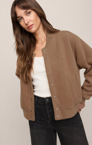 Z Supply Palmer Jacket in Light Toffee