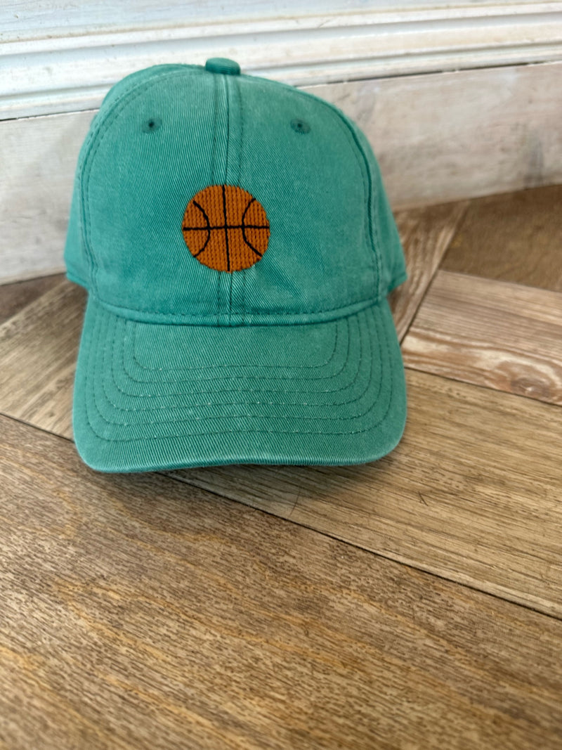 Harding Lane Kids Basketball Hat in Moss Green
