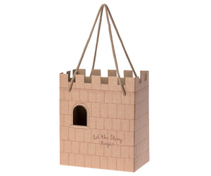 Maileg Paper Gift Bag, Castle: Let the Story Begin