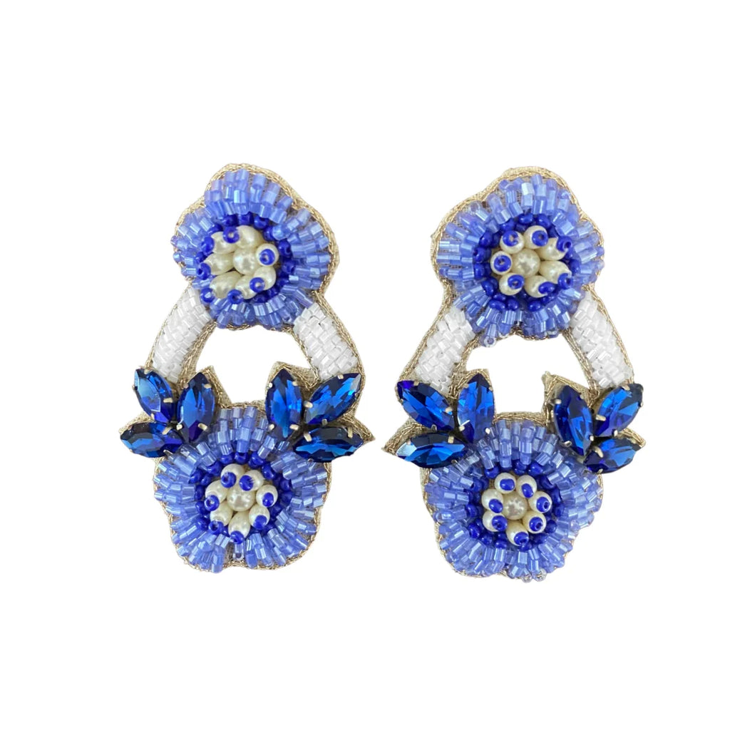 Beth Ladd East Hampton Flower Earrings in Multiple Colors!