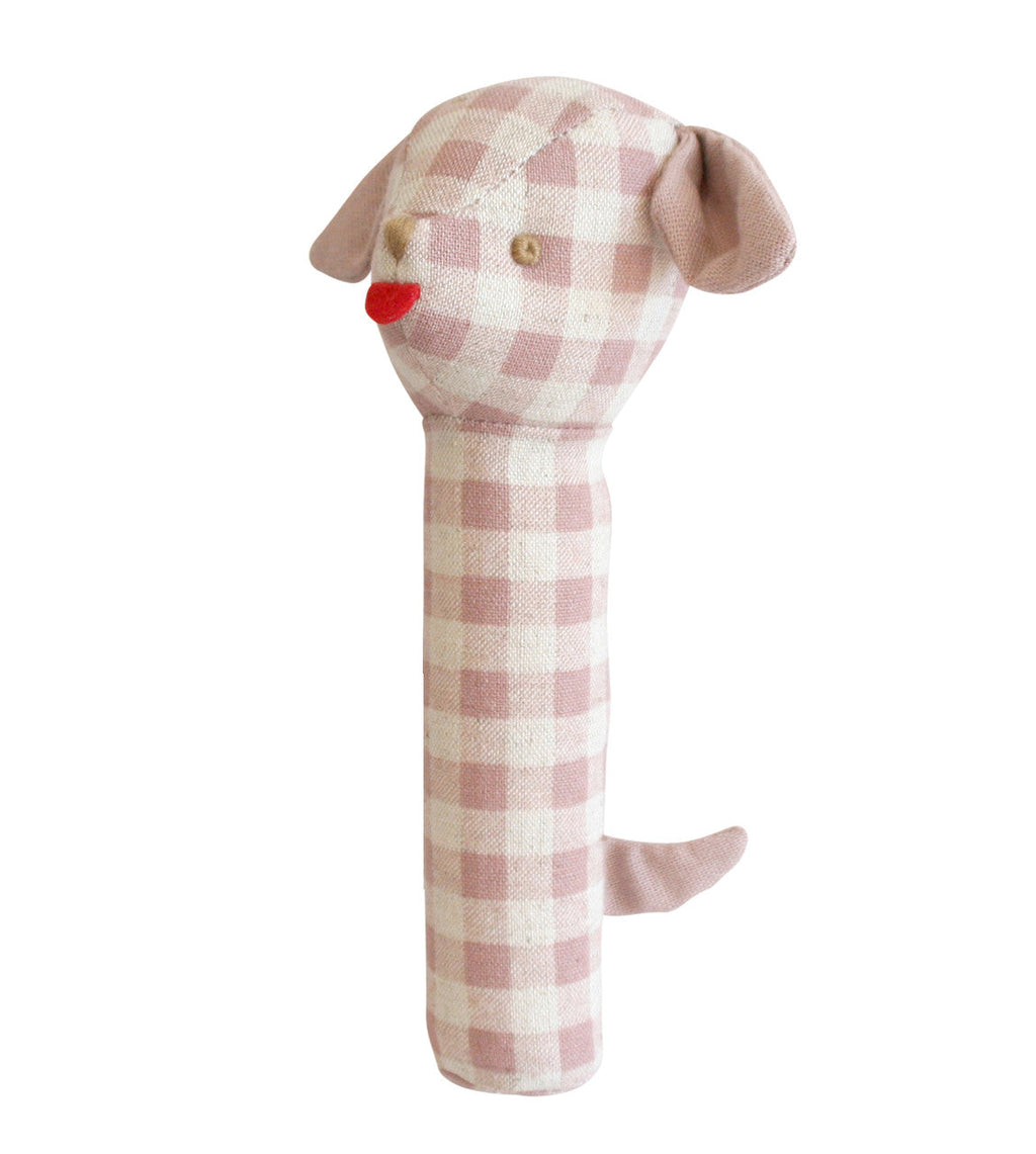 Alimrose Squeaker in Rose Checked Puppy