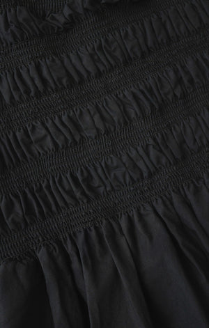 Z Supply Cornelia Poplin Maxi Dress in Black