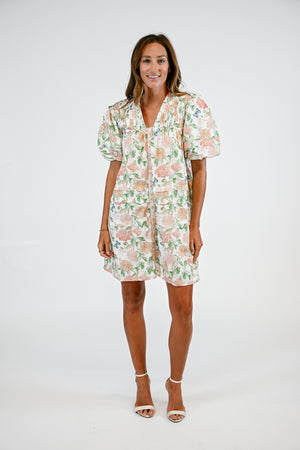 Victoria Dunn Camille Dress in Celestial Garden