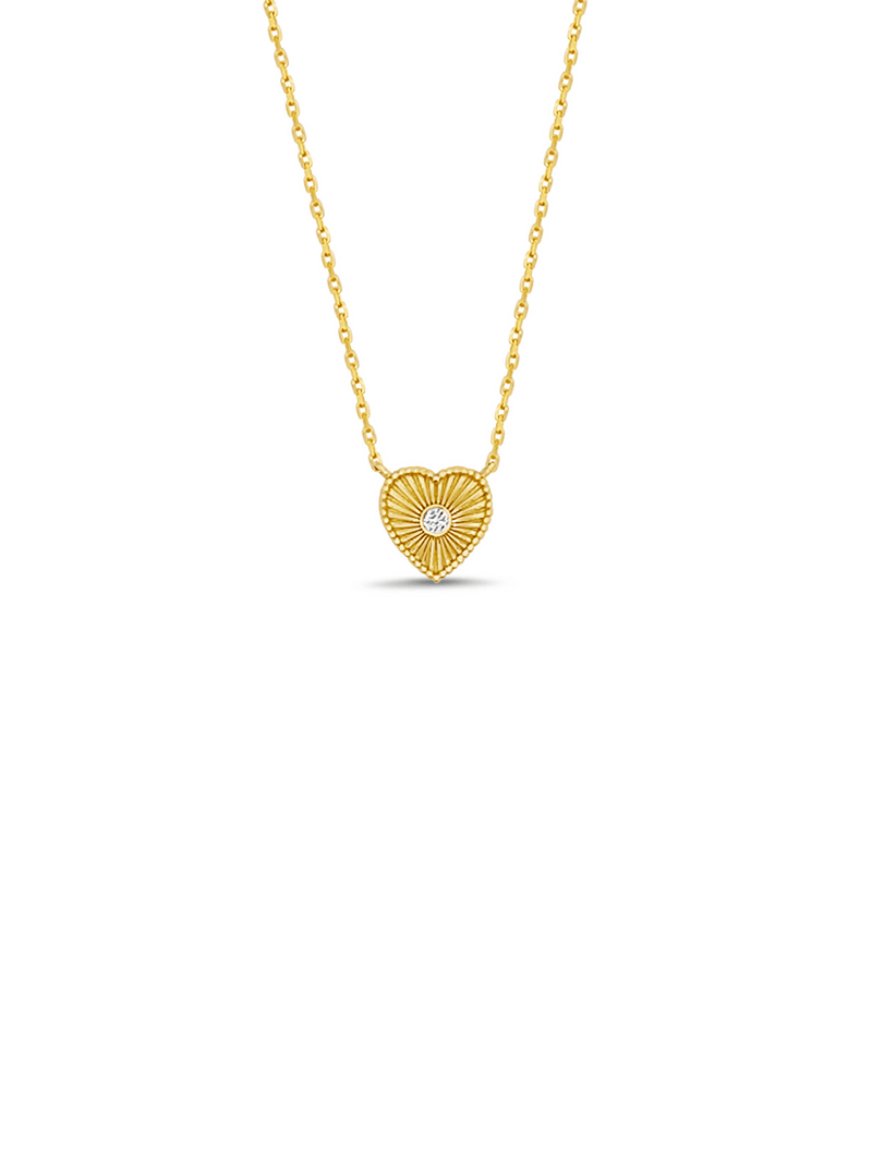 LeMel Liv Heart Necklace