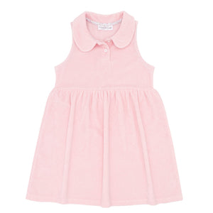 Minnow French Terry Tennis Dress in Pink