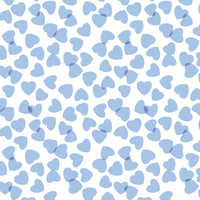 Lila + Hayes Grayson Pajama Set in Blue Confetti Hearts