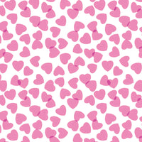 Lila + Hayes Parker Zip Footie in Pink Confetti Hearts